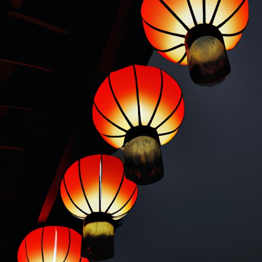 中式落地灯